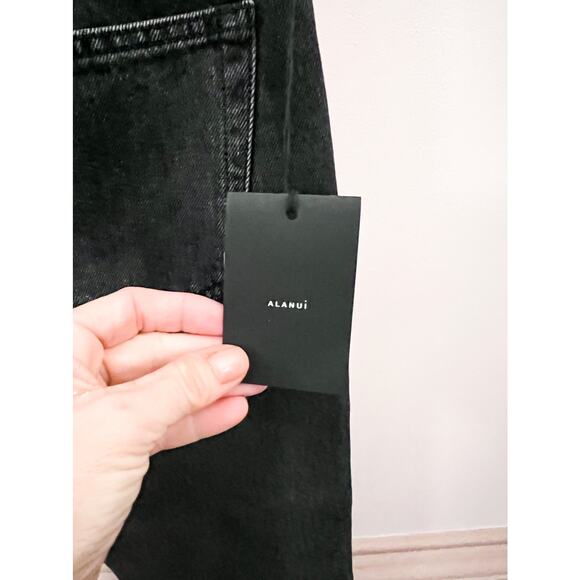 Alanui Embroidered Gray Jeans Size 24 NWT - Picture 5 of 8